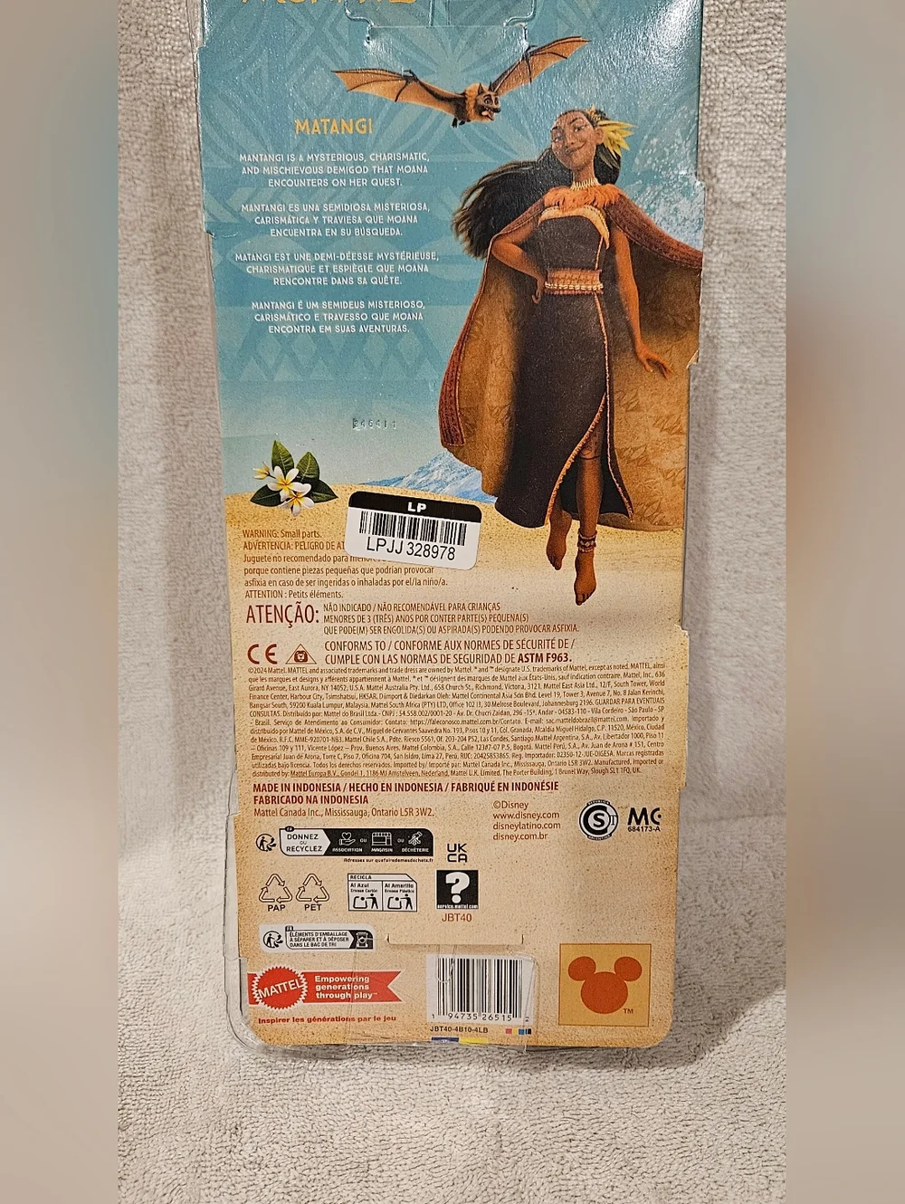 DISNEY MATANGI DOLL FROM MOANA - Picture 2 of 2